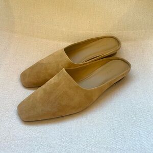 Vince Valentina Square Toe Mules in Butterscotch 9.5